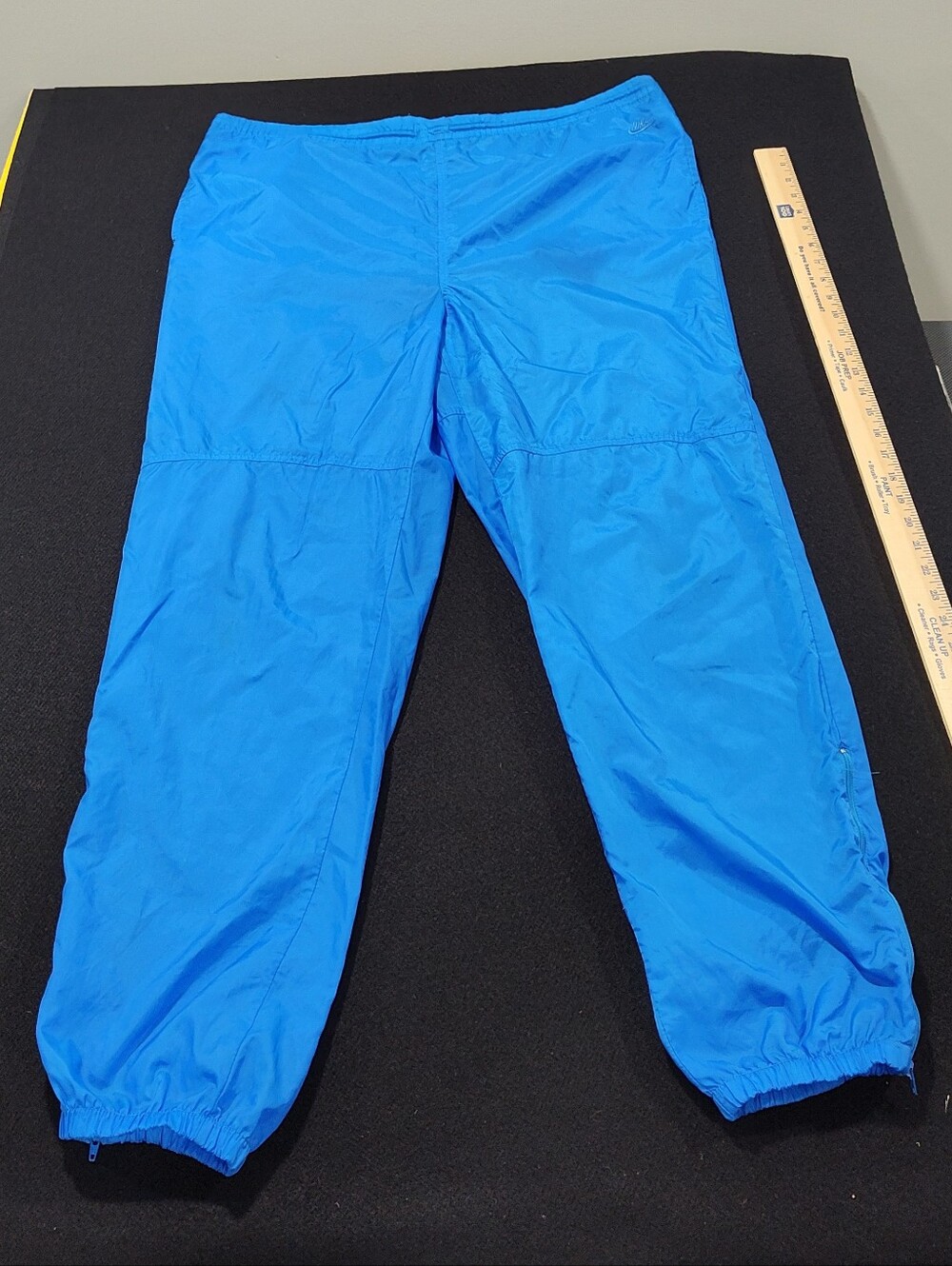 Nike Windbreaker Track Pants, Men's Large, Light Blue, Gray-Tag 90s, Vintage